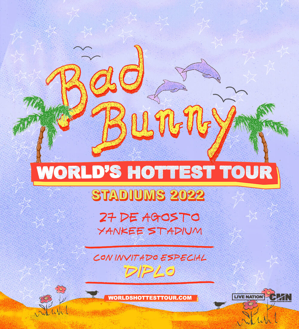 Gana Boletos para el concierto de Bad Bunny en el Yankee Stadium