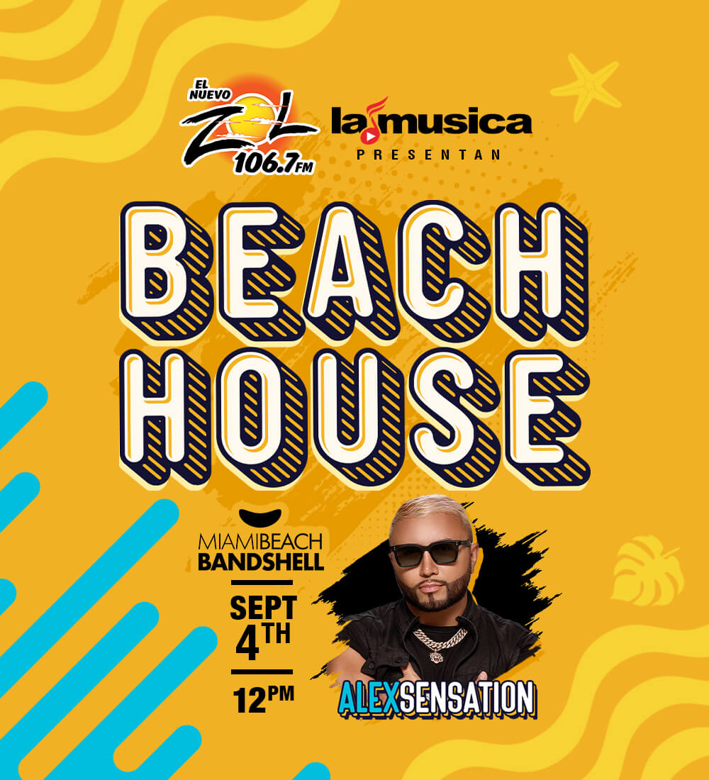 Enter here to win FREE passes to Alex Sensation's EL ZOL BEACH HOUSE 2022