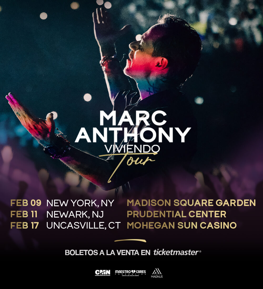 Gana boletos para ver a Marc Anthony en concierto