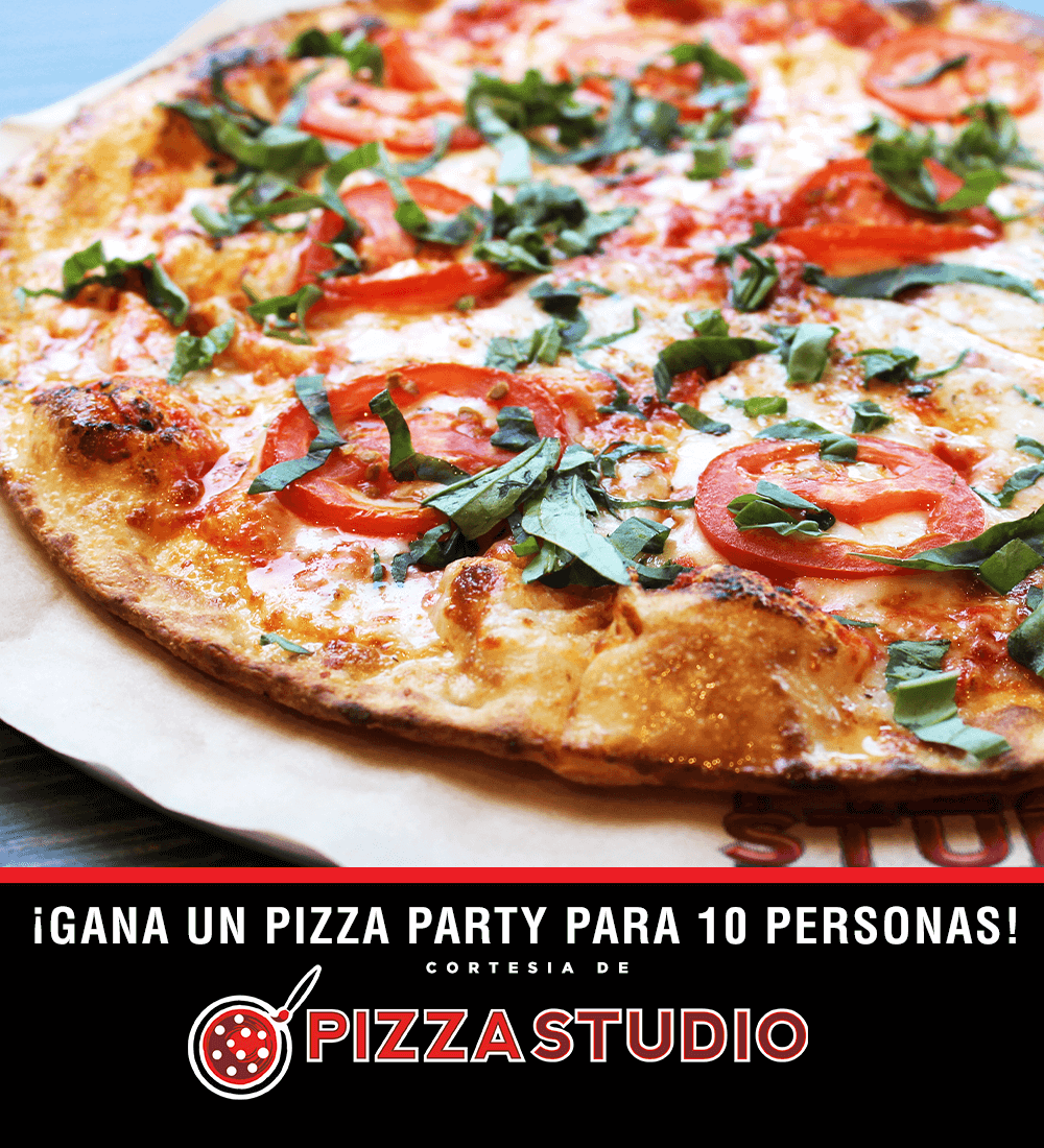 Gana un Pizza Party cortesía de Pizza Studio