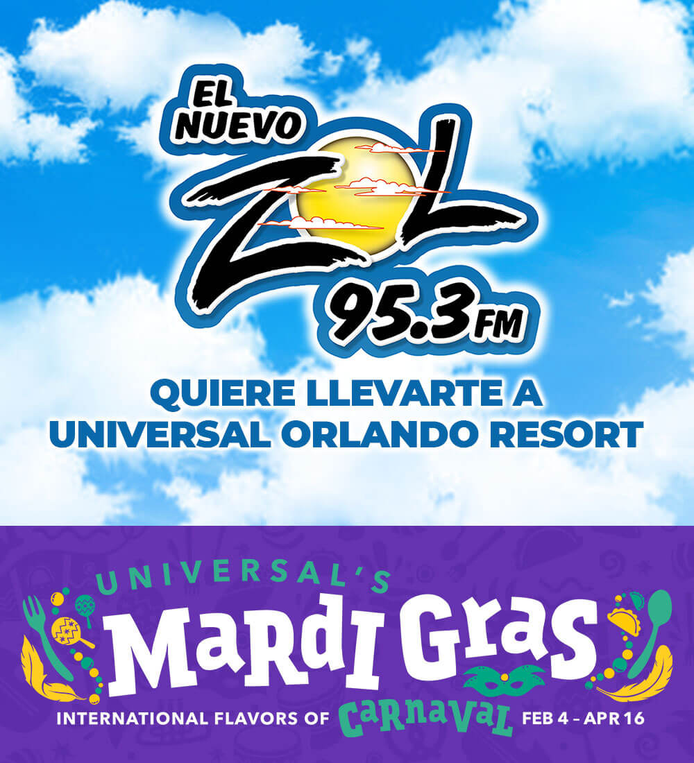 El Zol 95.3 Quiere Llevarte a Universal Orlando Resort