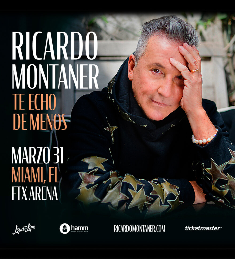 Gana un par de entradas VIP para ver a Ricardo Montaner