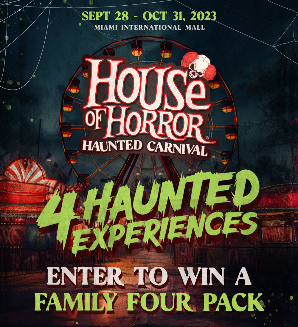 Register to Win a Family Four Pack to House of Horror 