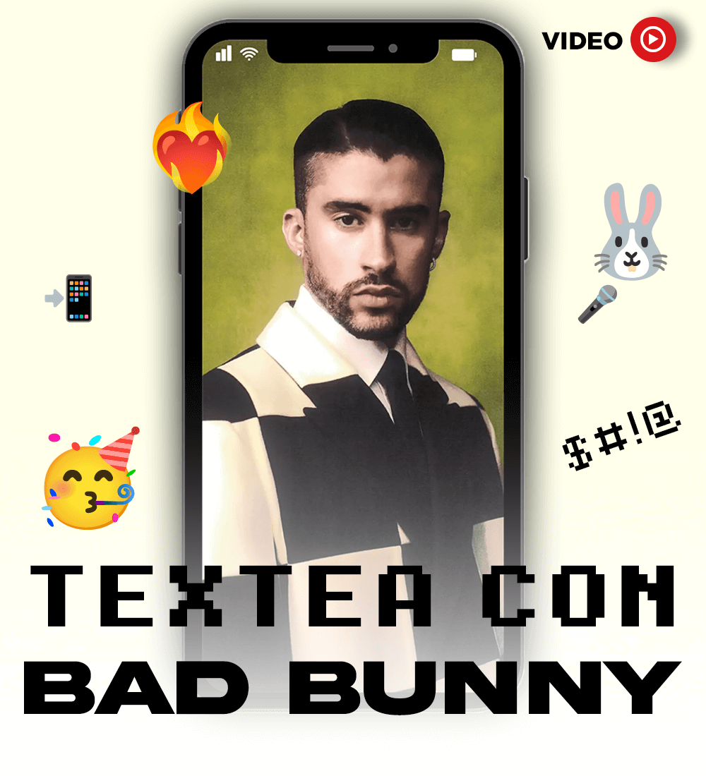 Textea con Bad Bunny