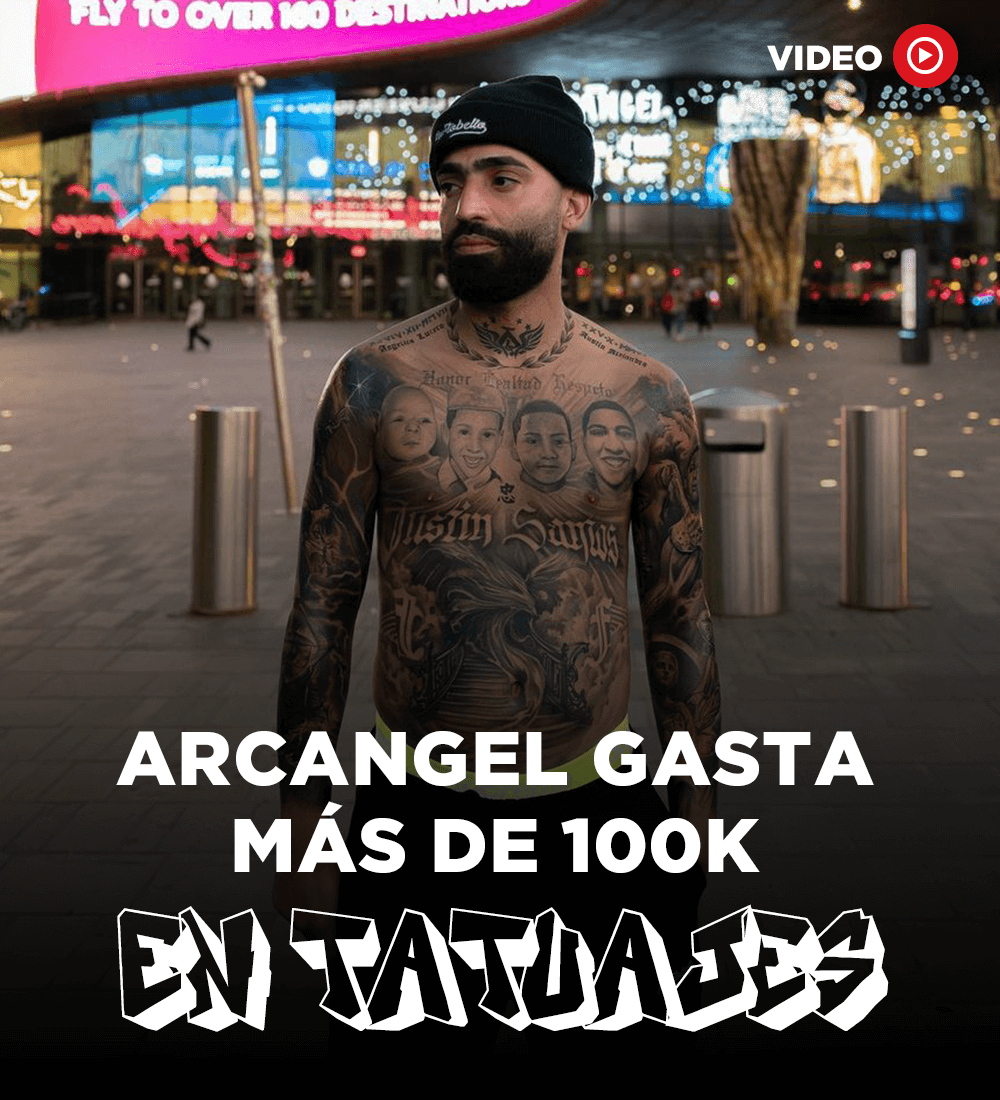 Arcangel Spends More Than 100k In Tattoos