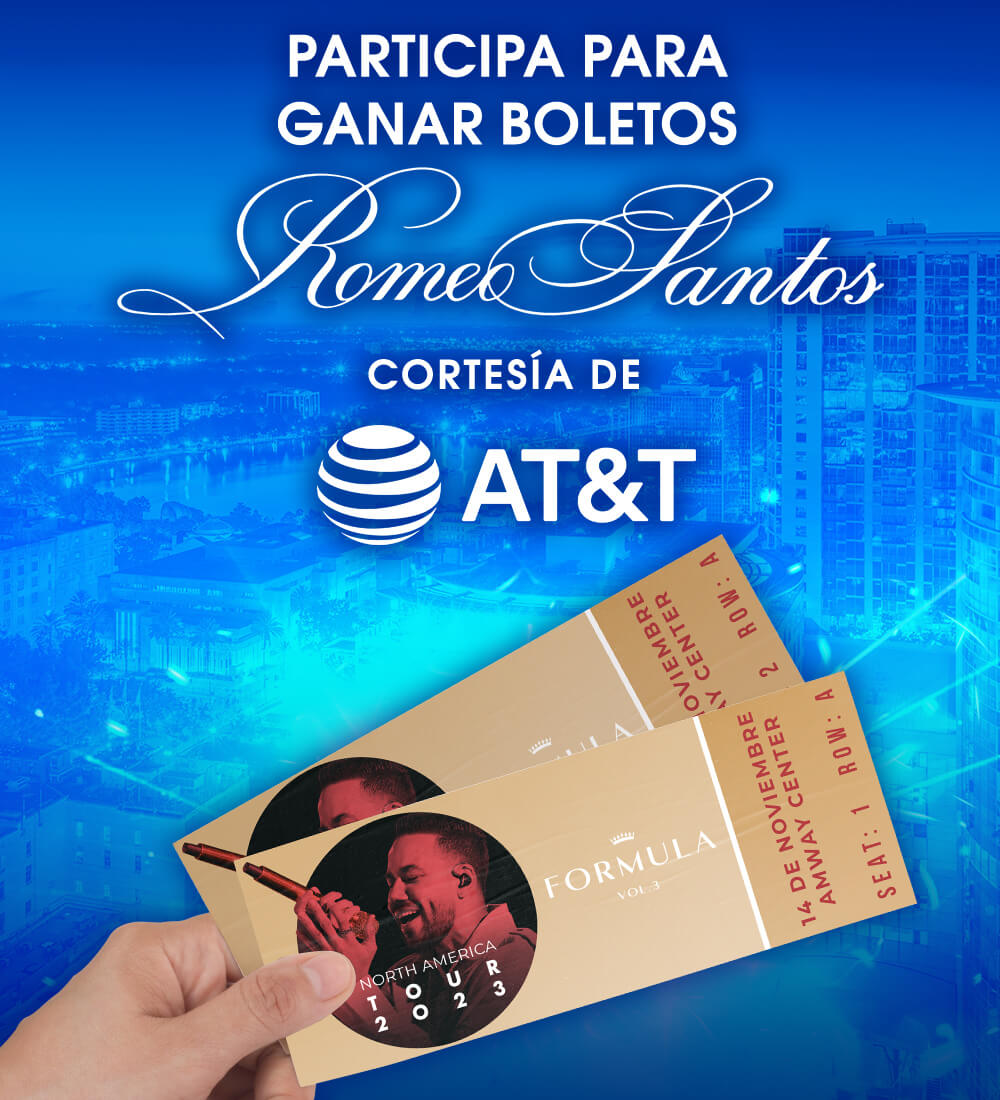 AT&T te lleva al concierto de Romeo Santos en Orlando