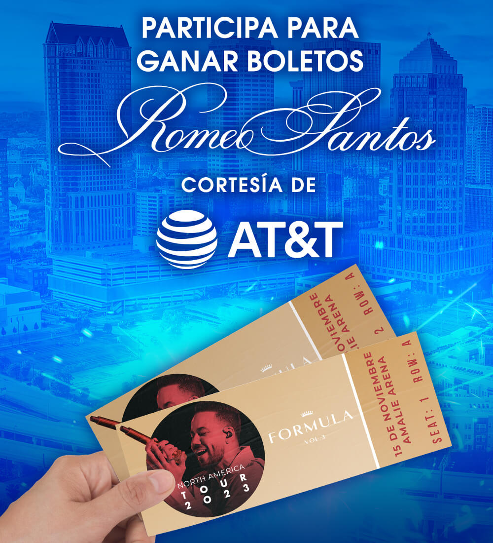 AT&T te lleva al concierto de Romeo Santos en Tampa
