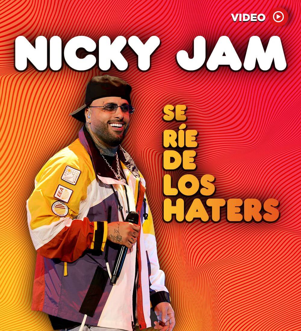 Nicky Jam laughs at the haters