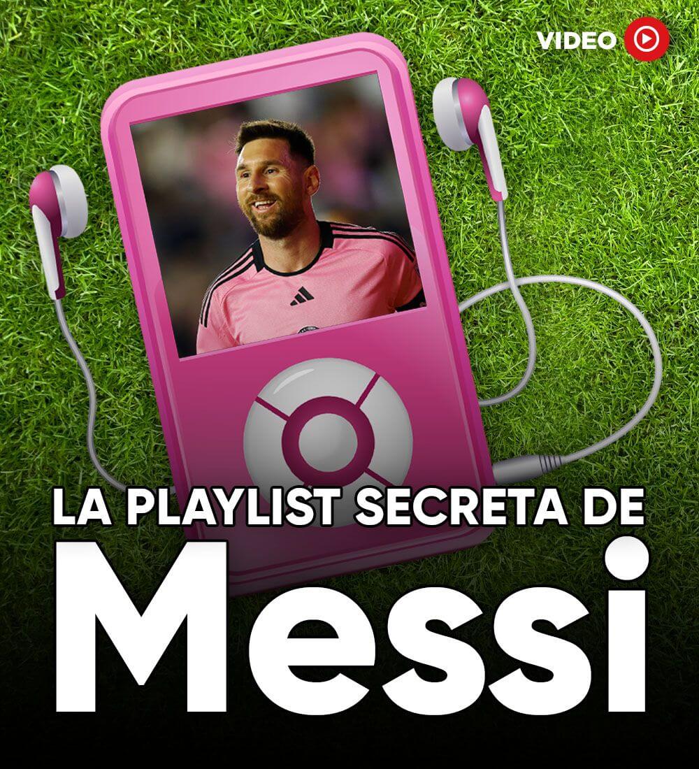 La playlist secreta de Messi