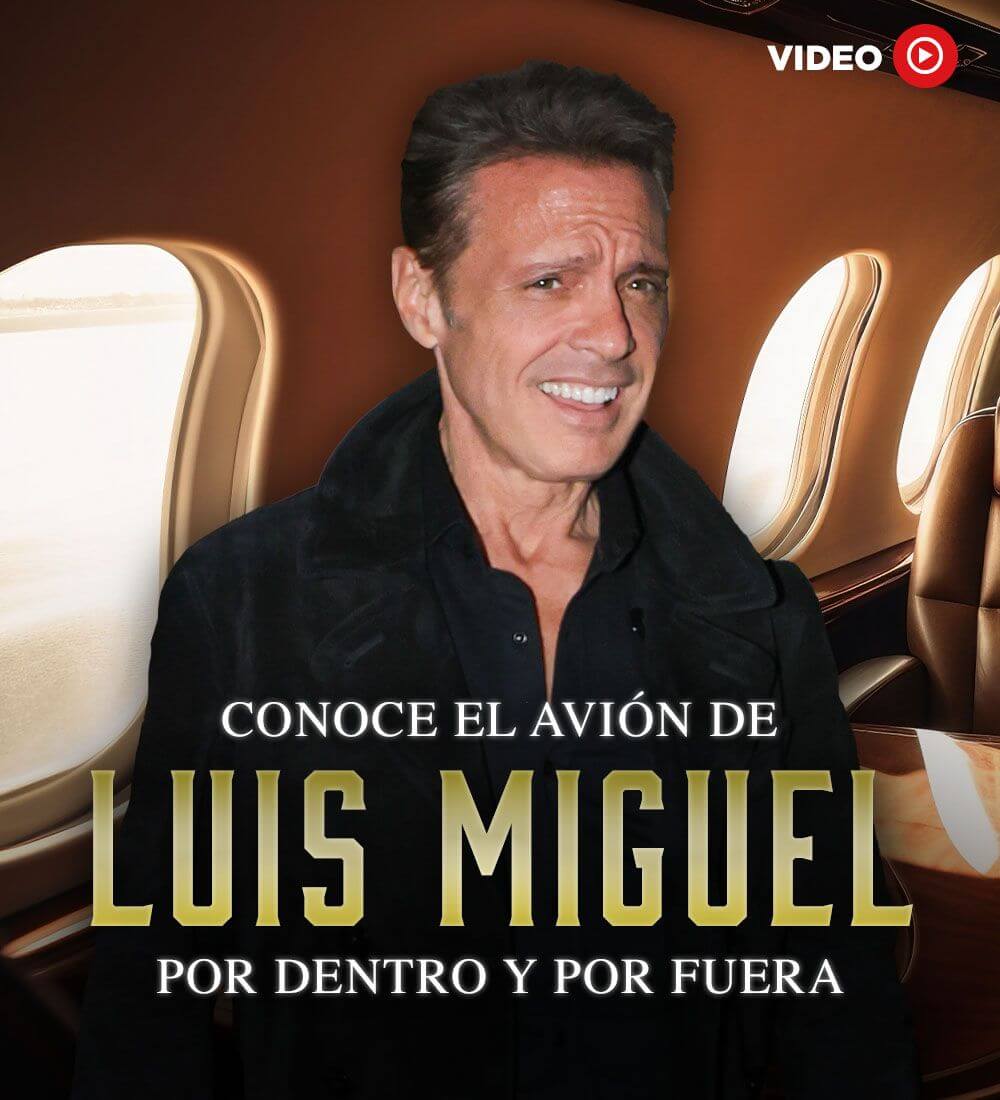 Get to know Luis Miguel's plane inside out