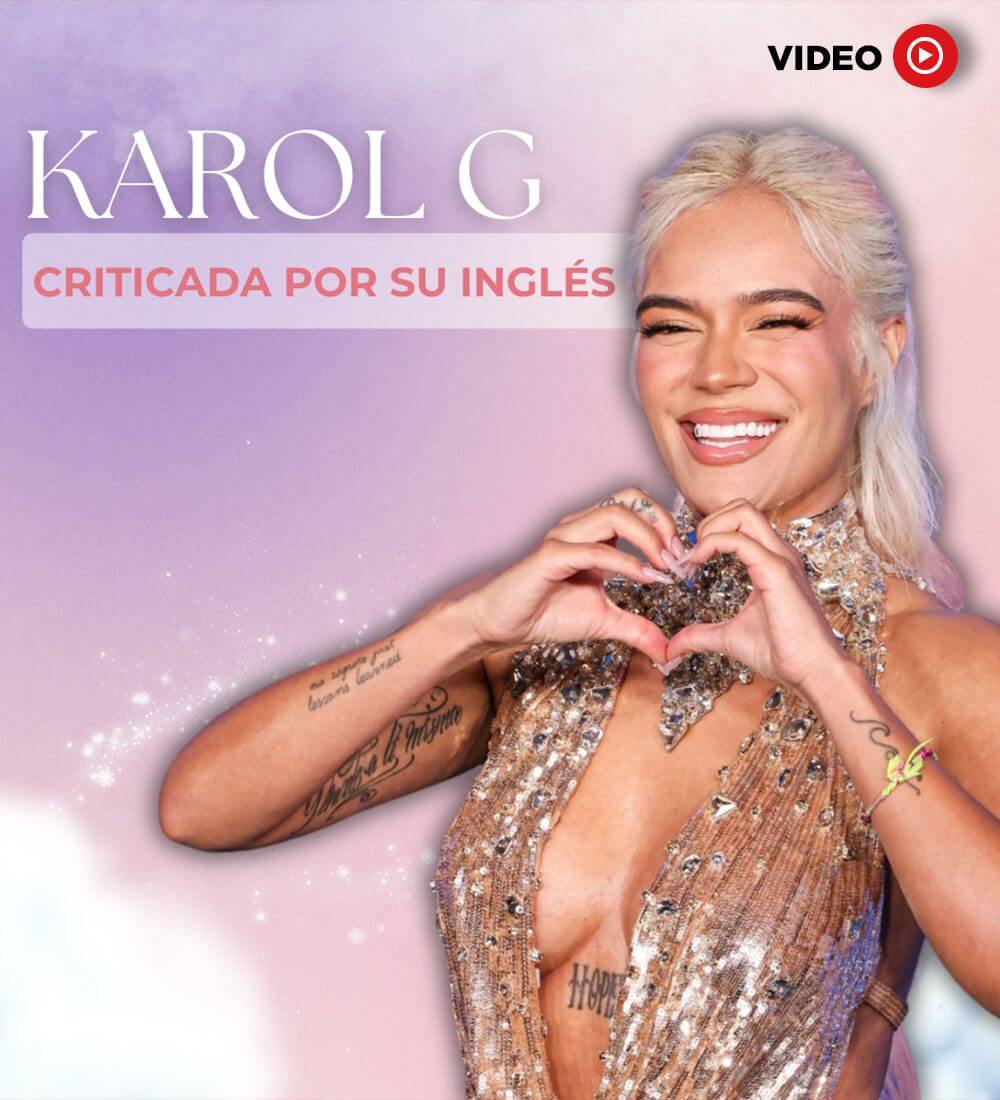 Karol G es criticada por su inglés