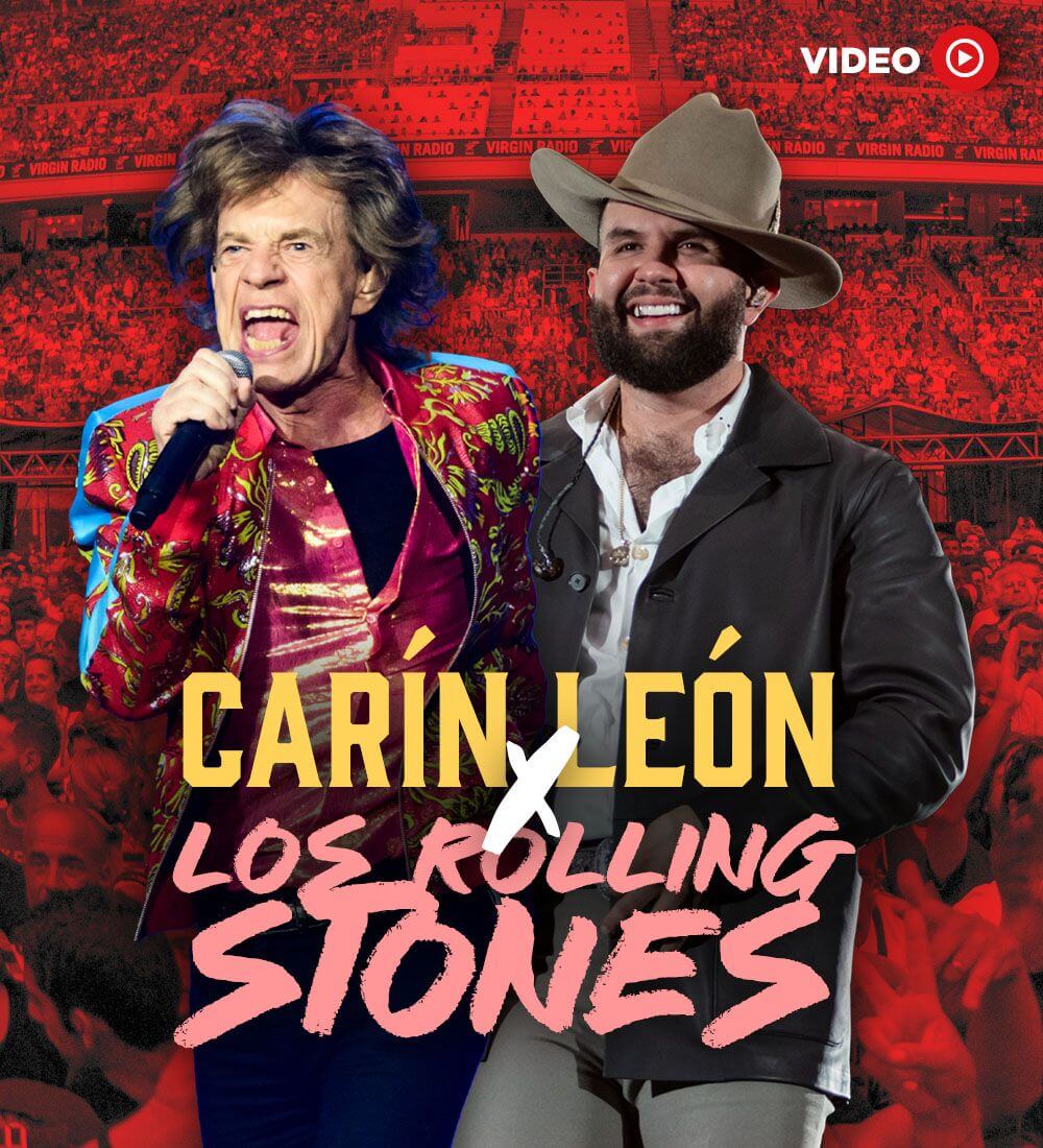 Carín León junto a los Rolling Stones