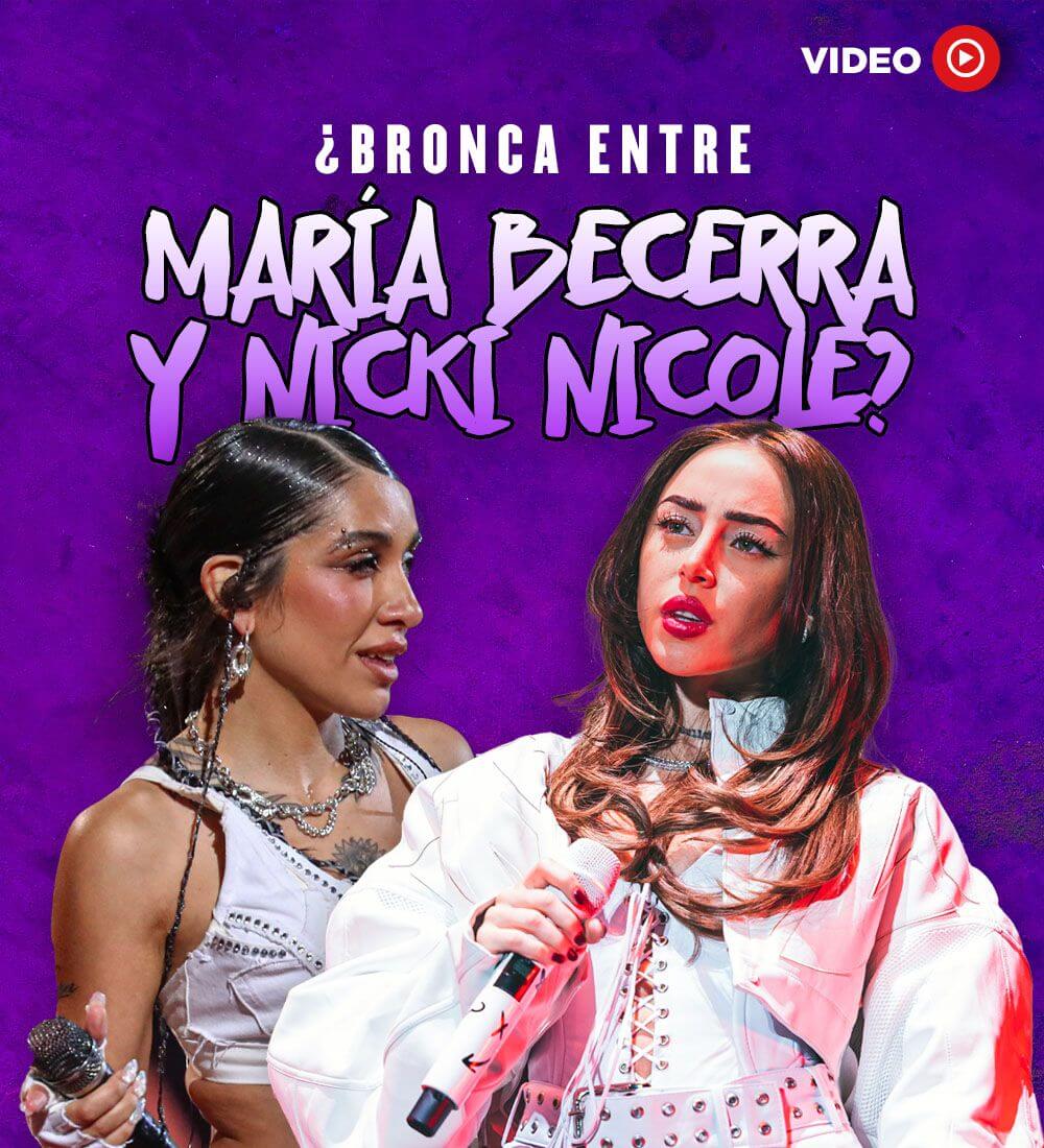 ¿Bronca entre María Becerra y Nicki Nicole?