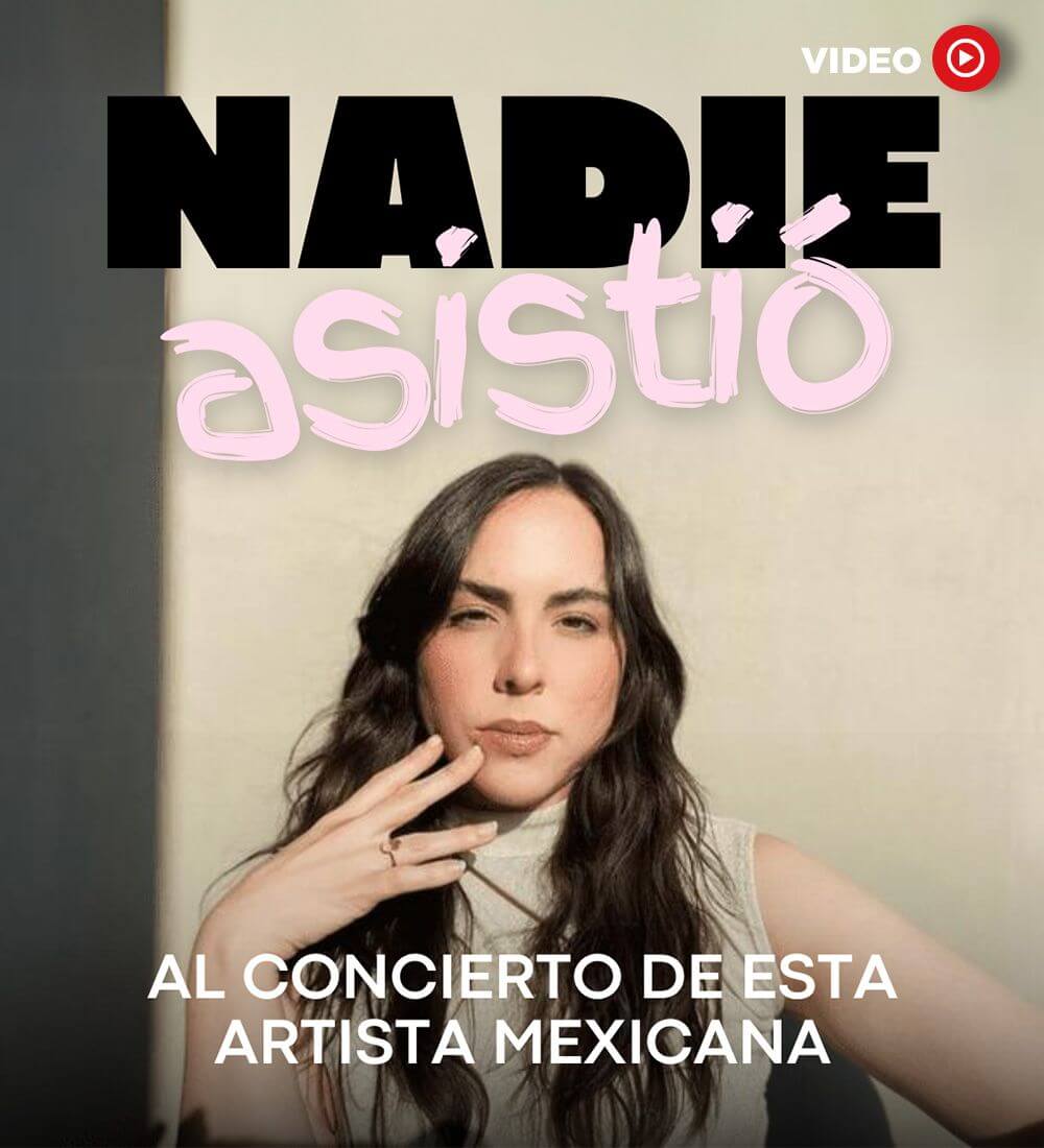 Nadie asistió al concierto de esta artista mexicana