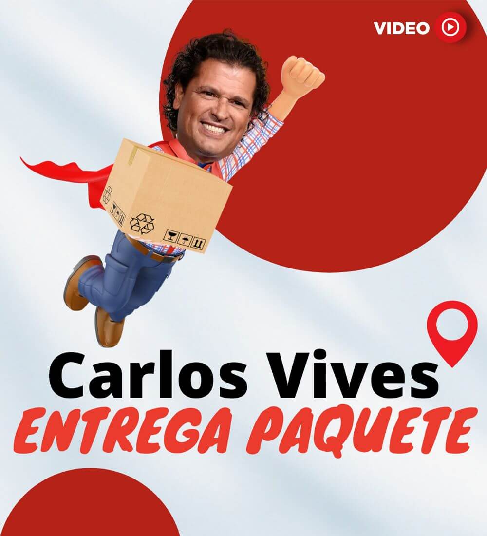 Carlos Vives entrega paquete