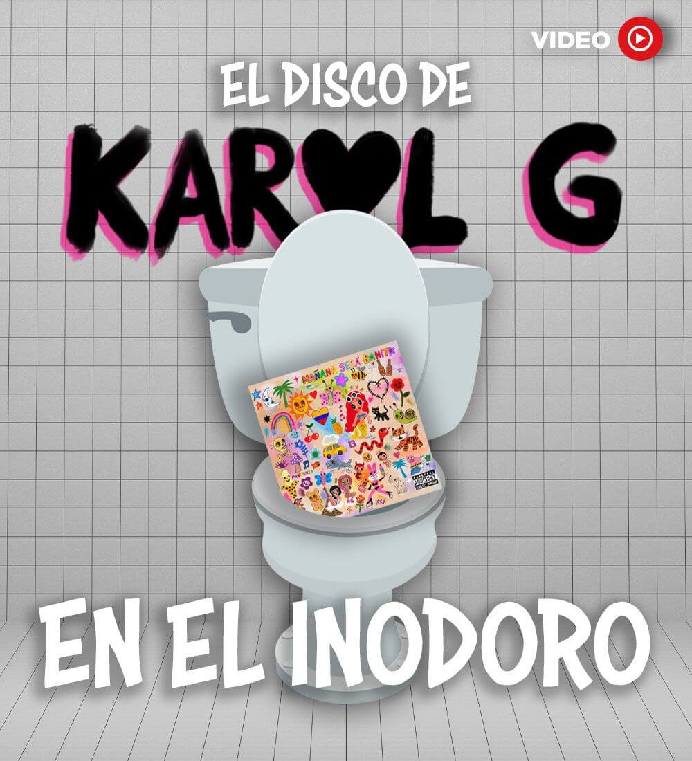 El disco de Karol G en el inodoro