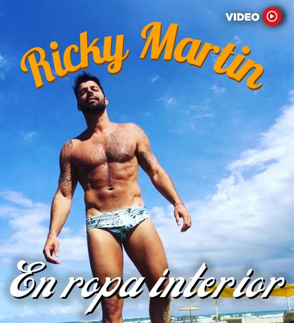 Ricky Martin en ropa interior