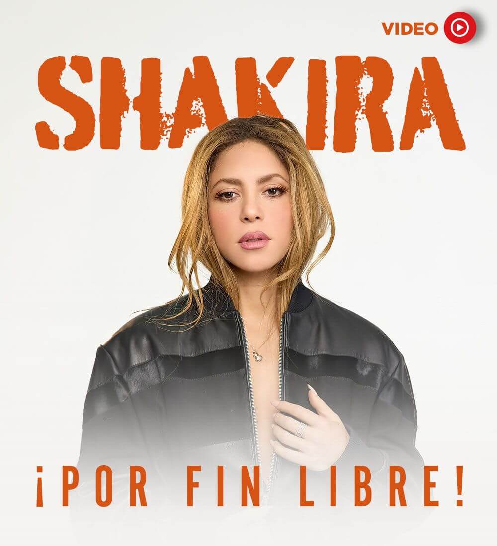 Shakira ¡por fin libre!