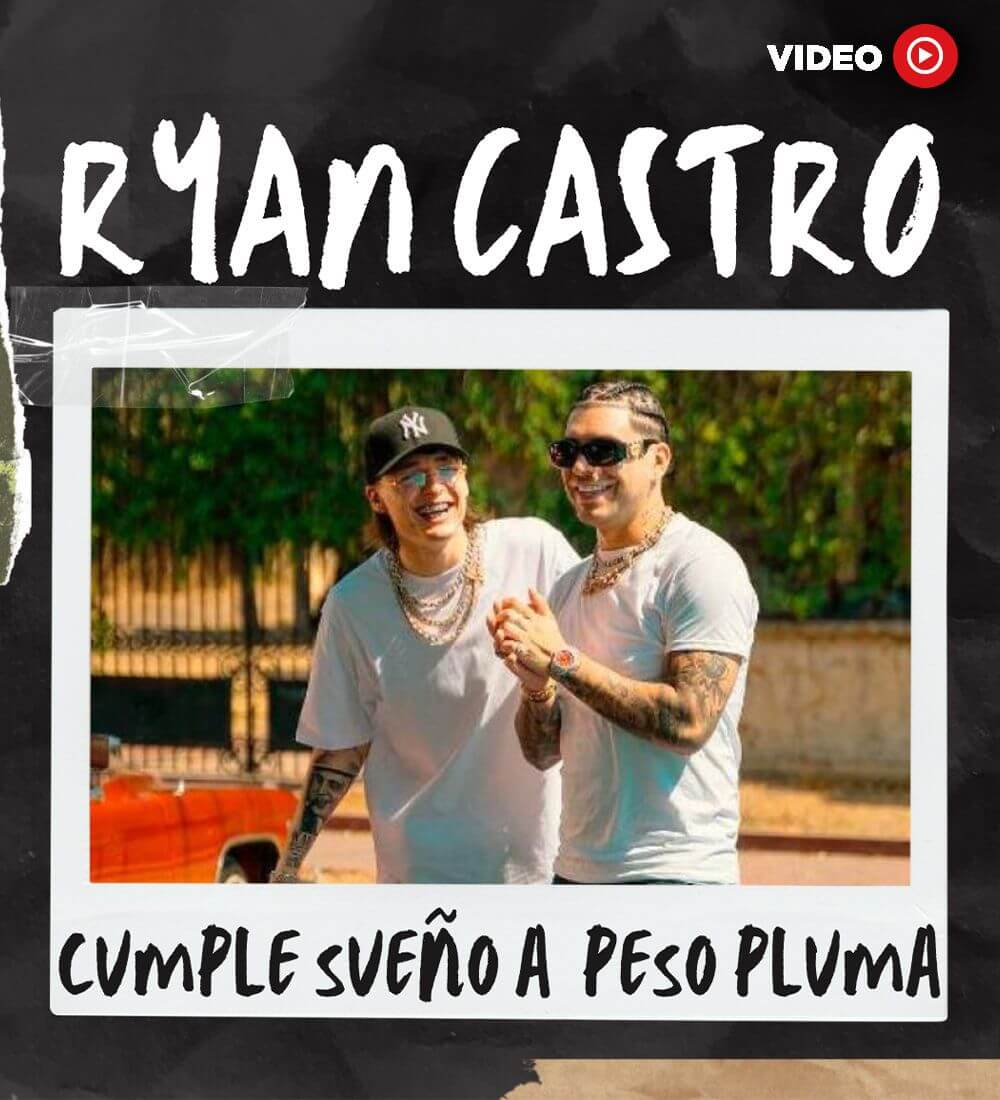 Ryan Castro fulfills dream for Peso Pluma