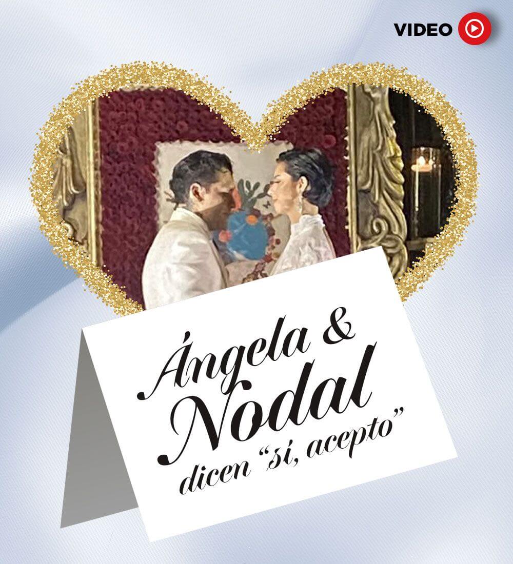 Ángela & Nodal say "yes, I do"