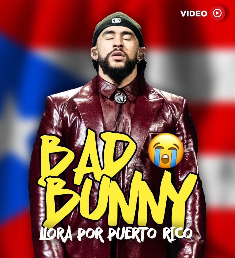 Bad Bunny cries for Puerto Rico