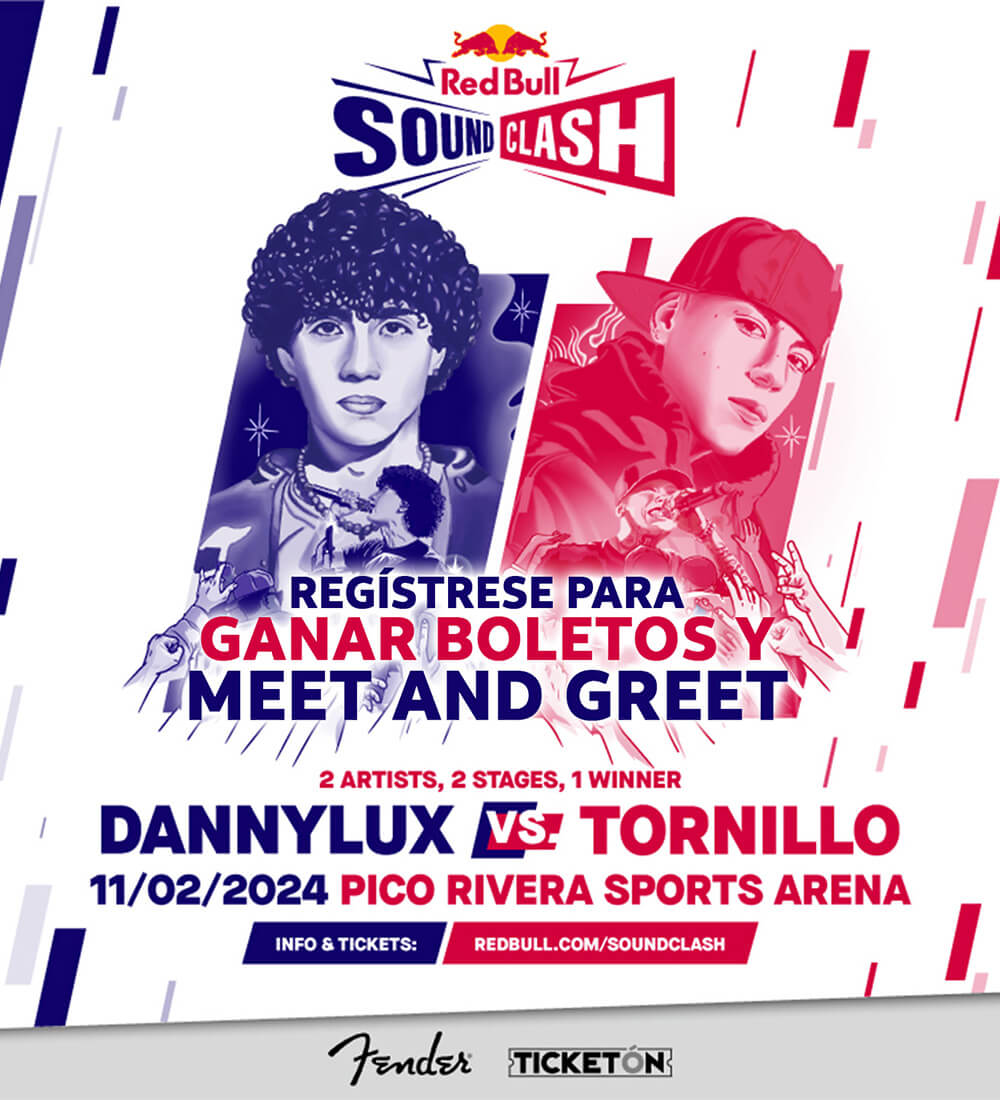 Gana boletos para Redbull Sound Clash con Danny Lux!