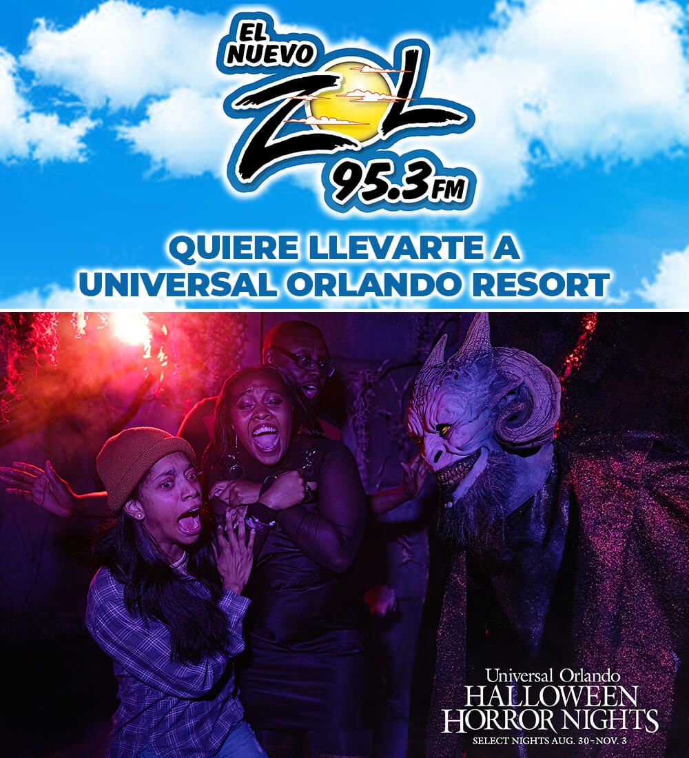 El Nuevo Zol 95 Quiere Llevarte a Universal Orlando Resort