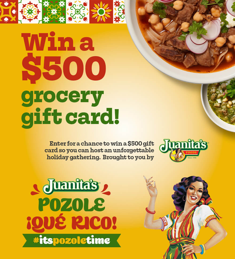 Enter for a Chance to Win A $500 Grocery Gift Card!