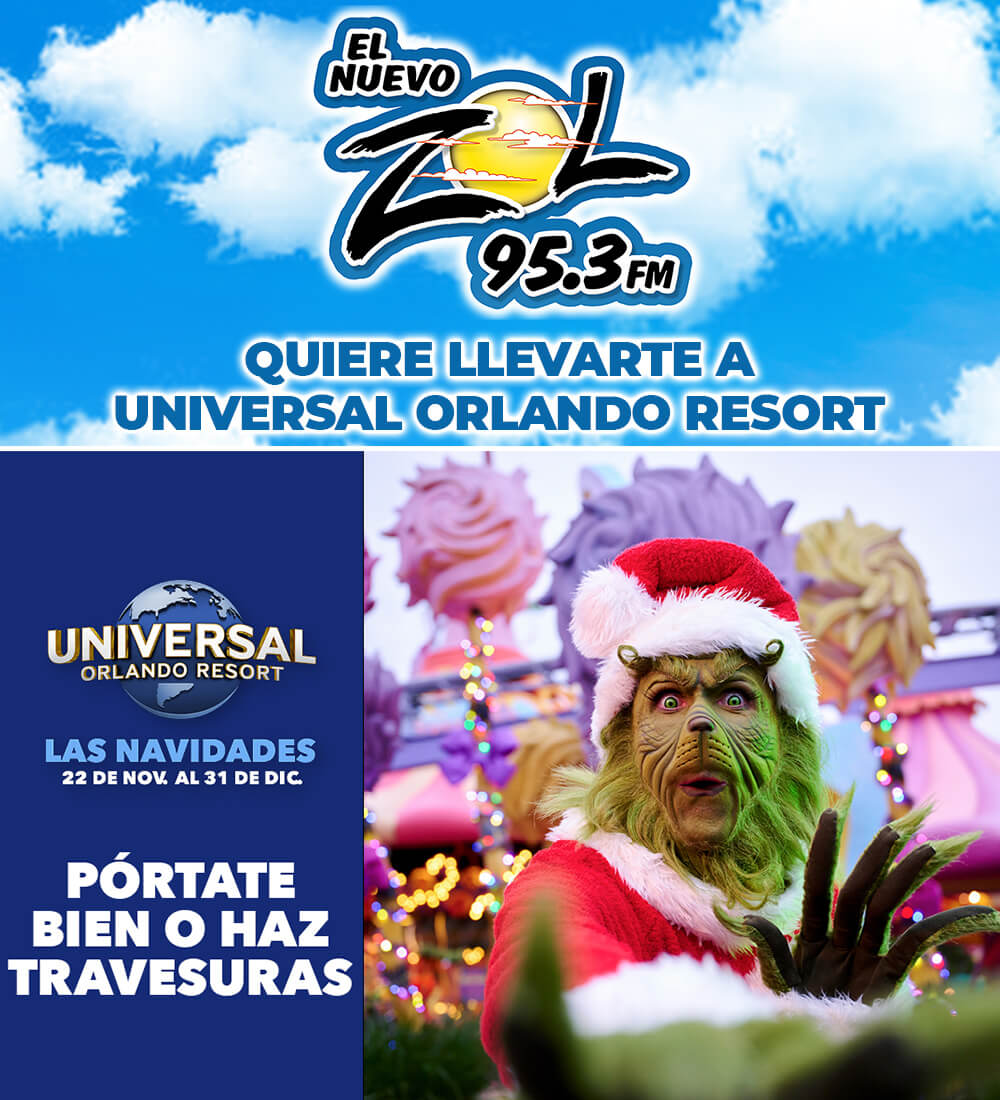 El Nuevo Zol 95 Quiere Llevarte A Universal Orlando Resort