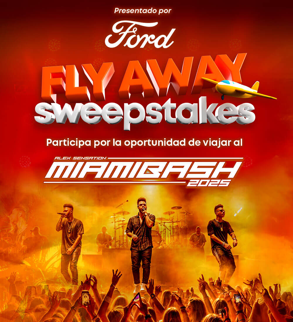 Miami Bash Flyaway Sweepstakes presentado por Ford