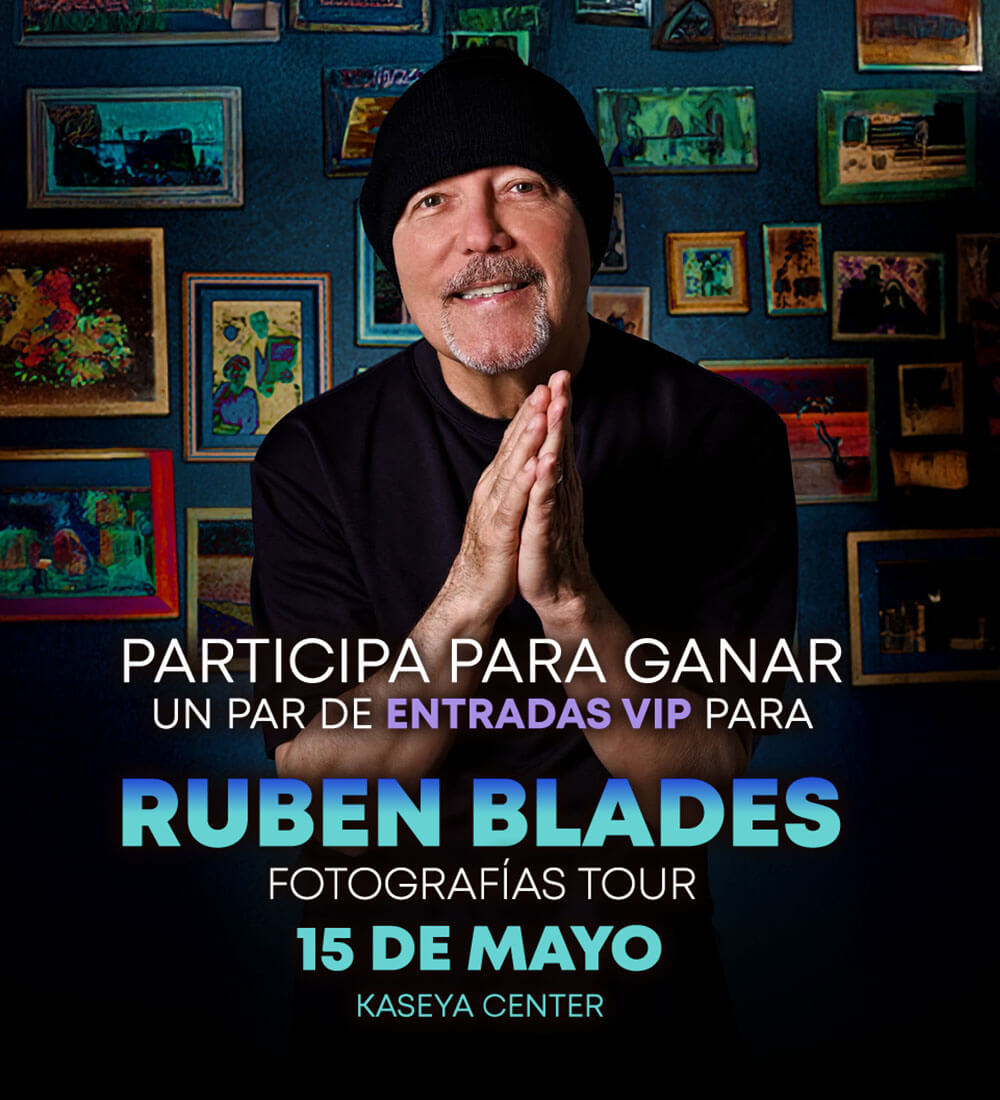 Gana un par de entradas VIP para Rubén Blades