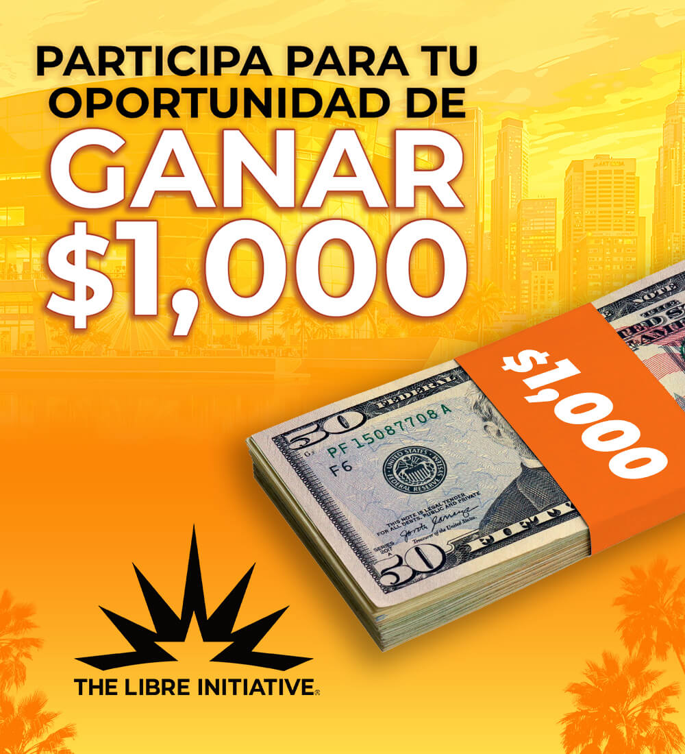 Participa para la oportunidad de ganar $1,000 con Libre