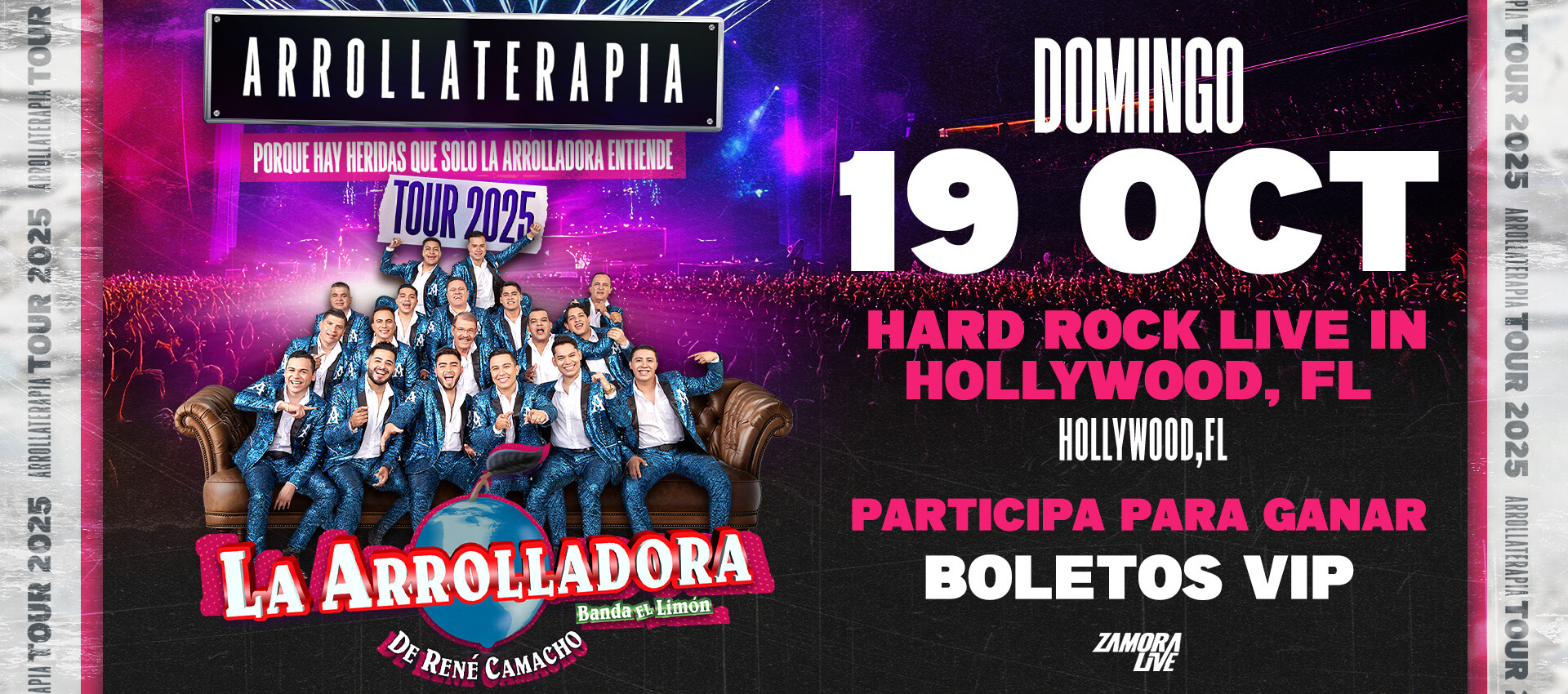 Gana boletos VIP para La Arrolladora Banda El Limón.