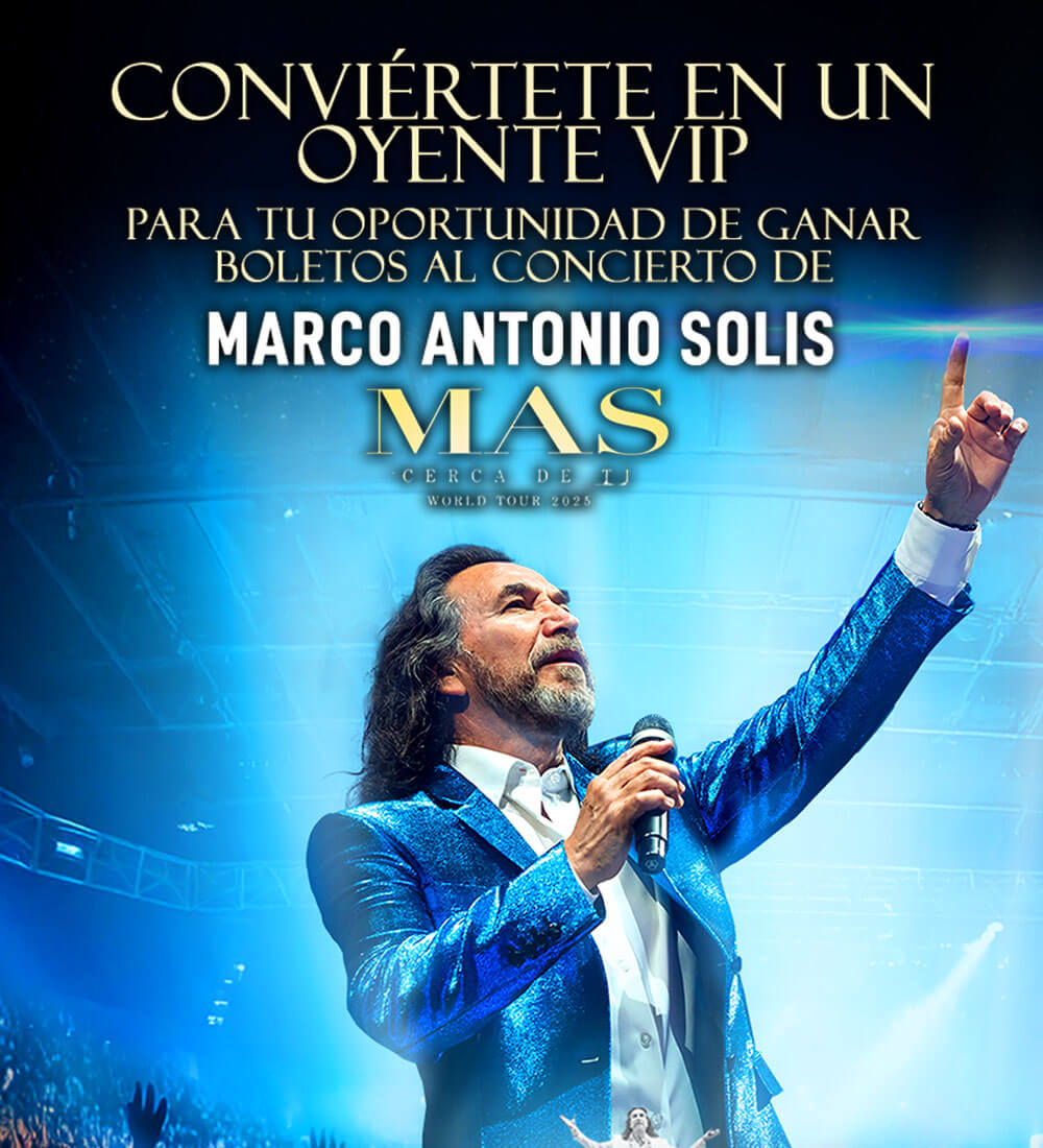 El Nuevo Zol 97.1 te lleva al concierto de Marco Antonio Solis